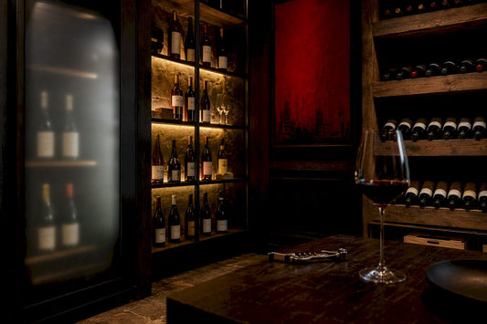 Three types of home wine storage options side by side